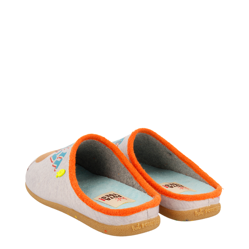 ZAPATILLAS DE ESTAR POR CASA HOT POTATOES GRIS OLVIA