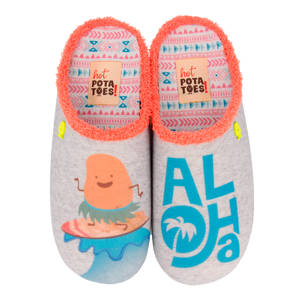 Zapatillas de estar por casa de la coleccion Hot Potatoes BARRE