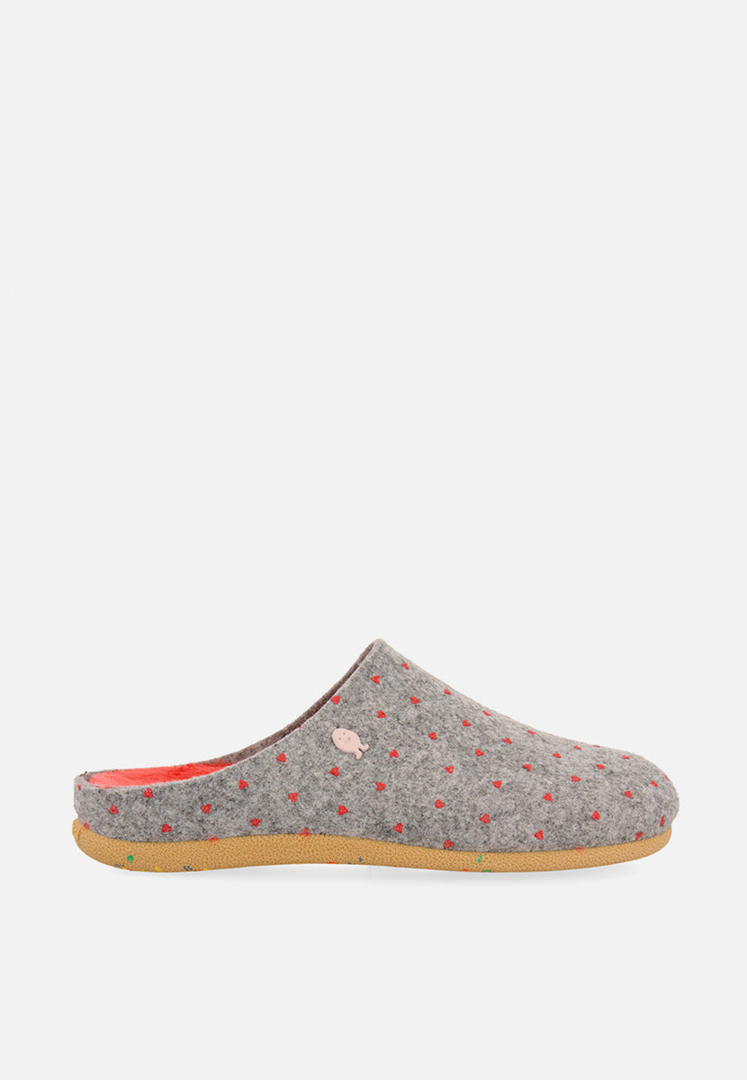 ZAPATILLAS DE CASA CORAZONES HITTISAU