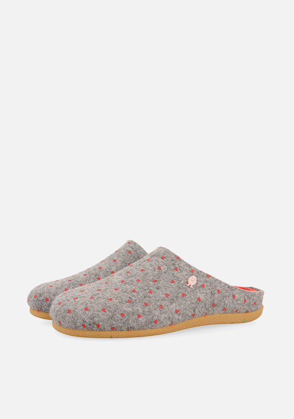 ZAPATILLAS DE CASA CORAZONES HITTISAU