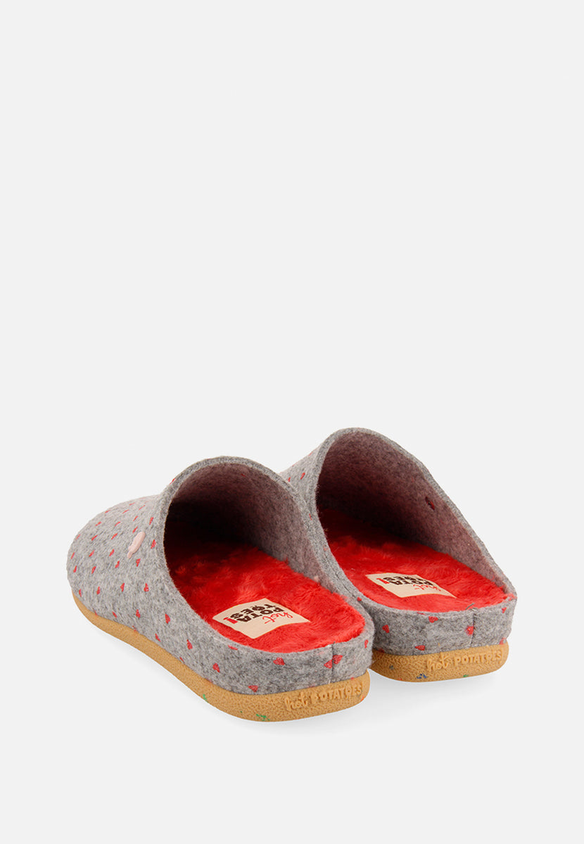 ZAPATILLAS DE CASA CORAZONES HITTISAU