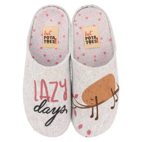 ZAPATILLAS DE ESTAR POR CASA DE LA COLECCIÓN HOT POTATOES MUSAU
