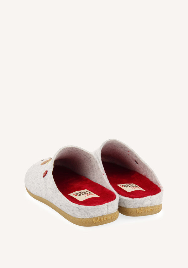 ZAPATILLAS DE CASA DIBUJO Y FRASE KLOCH