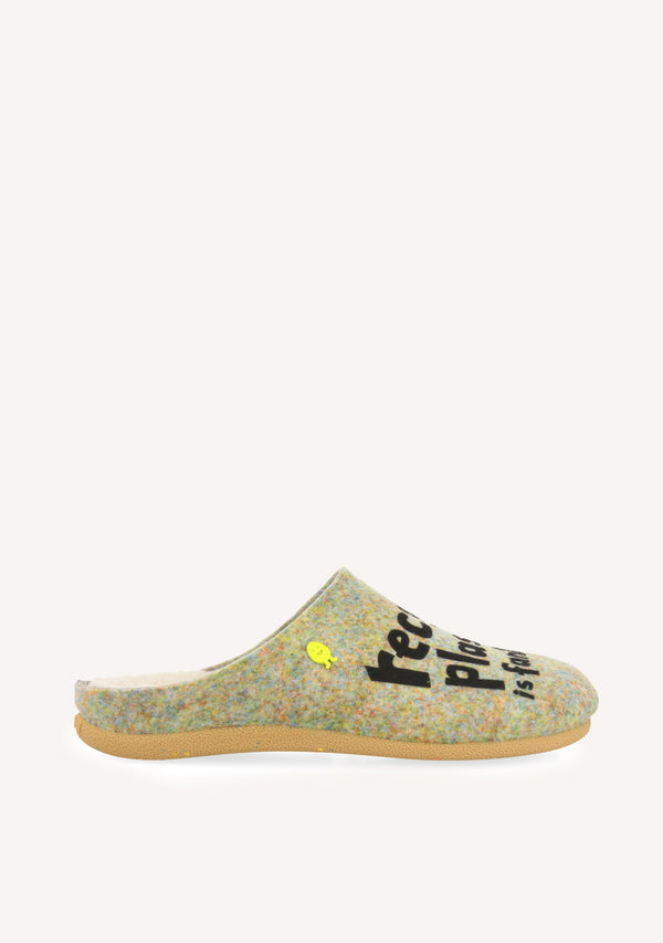 ZAPATILLAS DE CASA DIBUJO Y FRASE LUNGAU