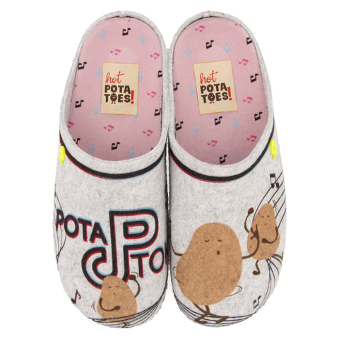 ZAPATILLAS DE ESTAR POR CASA DE LA COLECCIÓN HOT POTATOES FEHRINS