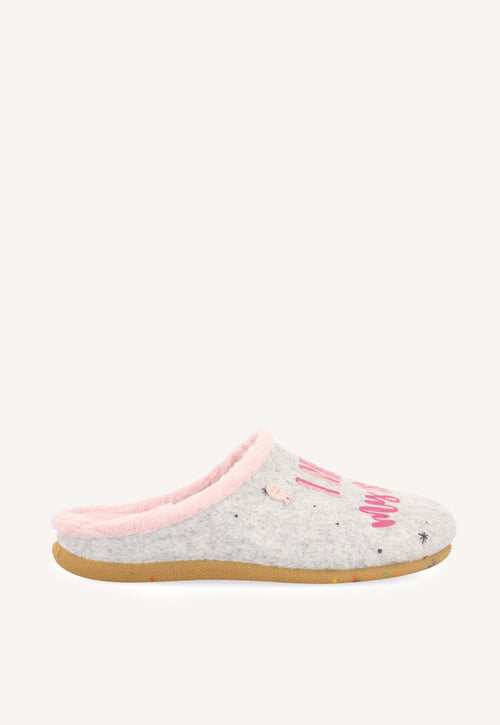 ZAPATILLAS DE CASA DIBUJO Y FRASE LIGIST