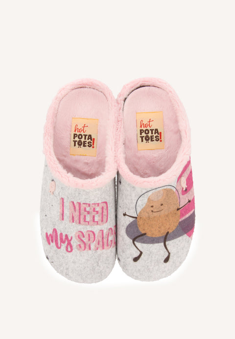 ZAPATILLAS DE CASA DIBUJO Y FRASE LIGIST