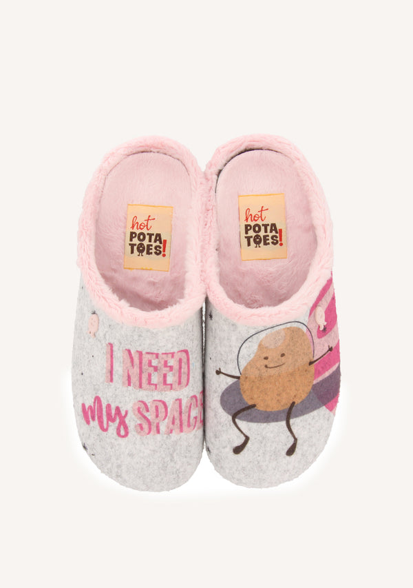 ZAPATILLAS DE CASA DIBUJO Y FRASE LIGIST