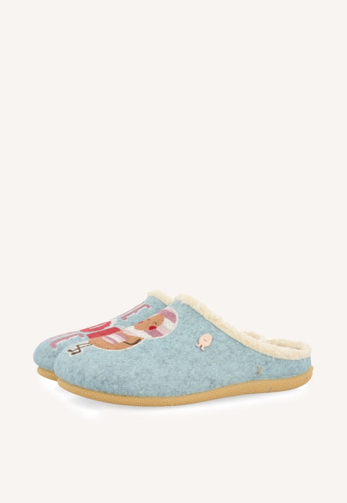 ZAPATILLAS DE CASA DIBUJO Y FRASE NUSDORF