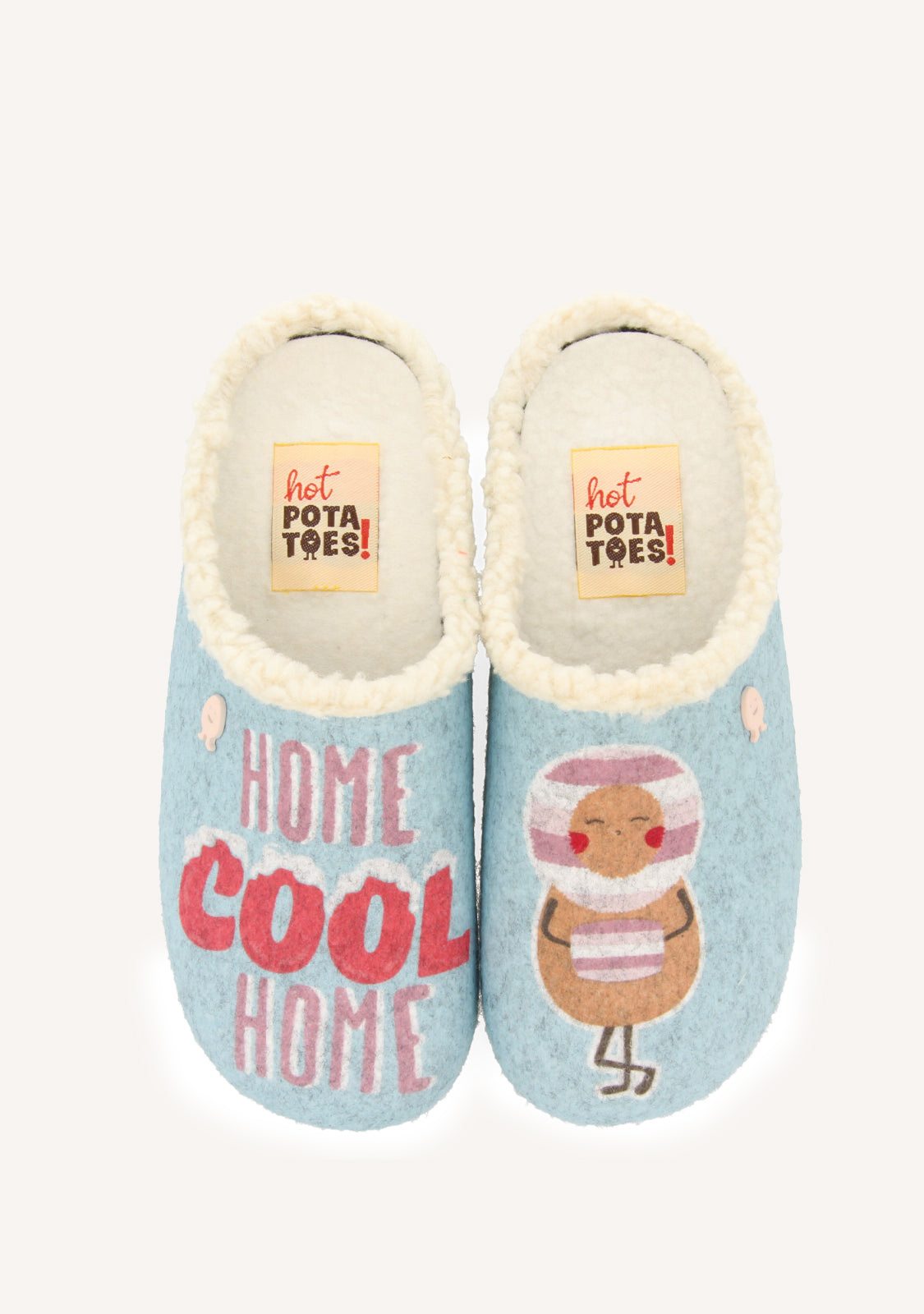 ZAPATILLAS DE CASA DIBUJO Y FRASE NUSDORF