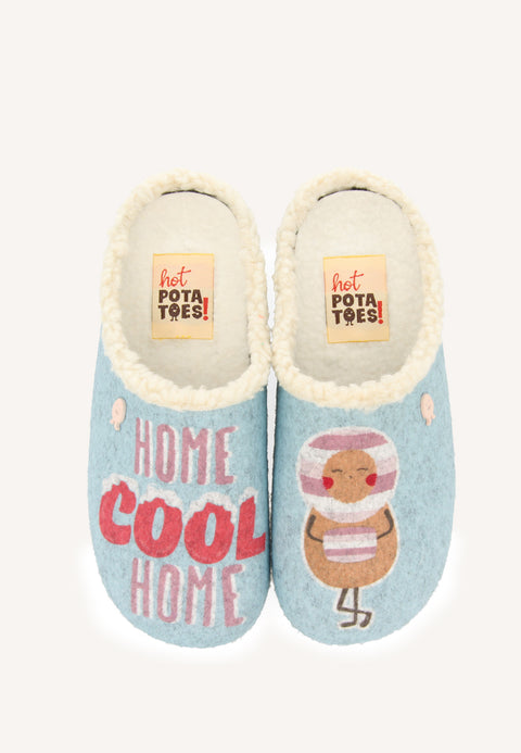 ZAPATILLAS DE CASA DIBUJO Y FRASE NUSDORF