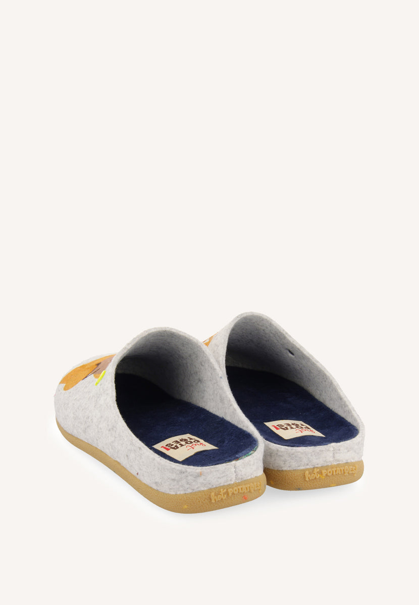 ZAPATILLAS DE CASA DIBUJO Y FRASE GRAMAIS
