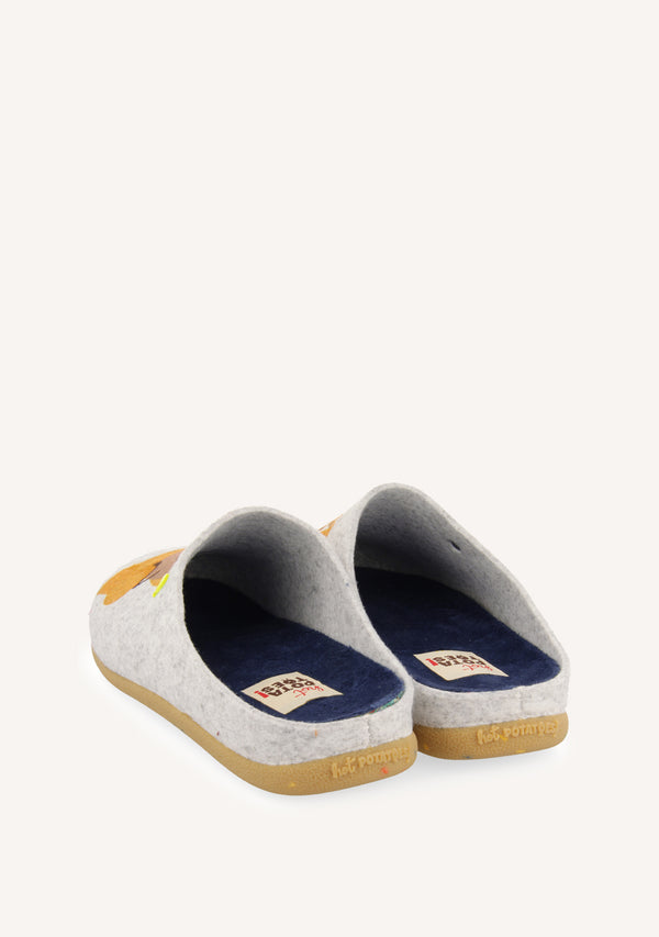 ZAPATILLAS DE CASA DIBUJO Y FRASE GRAMAIS
