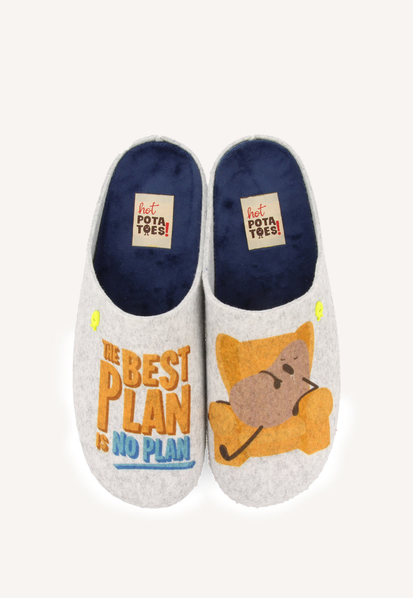 ZAPATILLAS DE CASA DIBUJO Y FRASE GRAMAIS