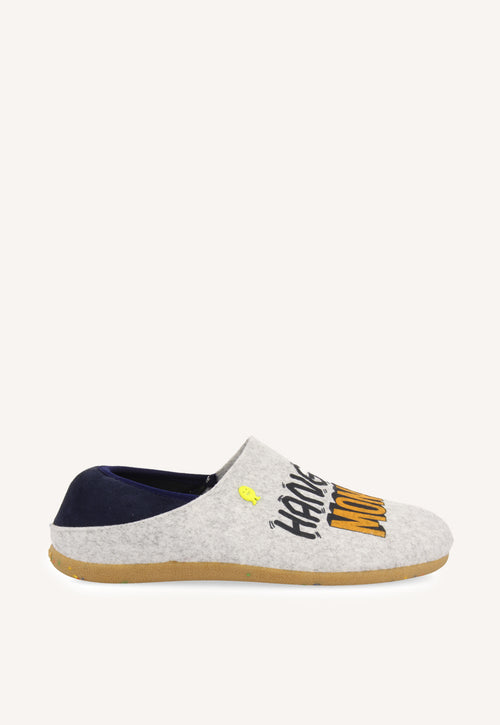 ZAPATILLAS DE CASA DIBUJO Y FRASE KAUNS