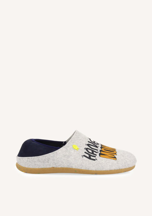 ZAPATILLAS DE CASA DIBUJO Y FRASE KAUNS