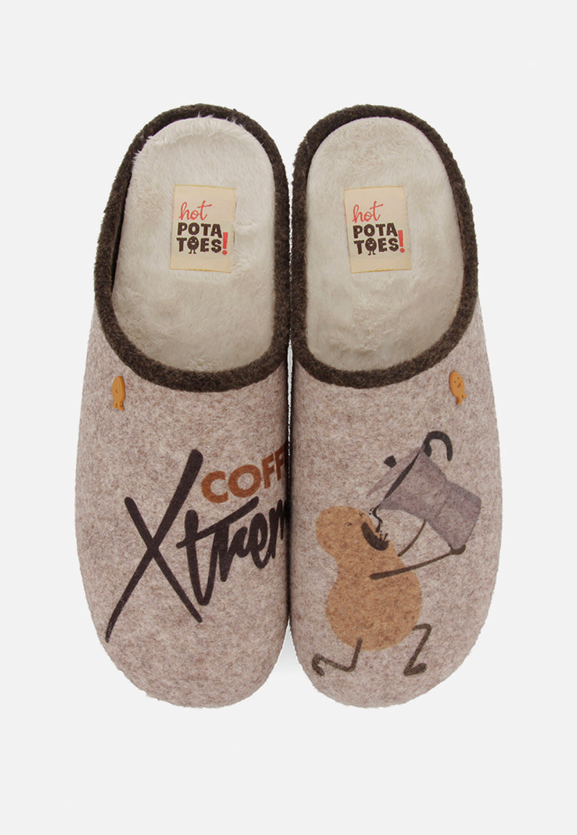 ZAPATILLAS DE CASA DIBUJO Y FRASE JENBACH