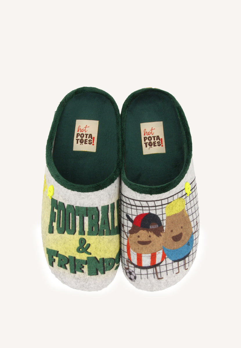 ZAPATILLAS DE CASA DIBUJO Y FRASE DALARNA