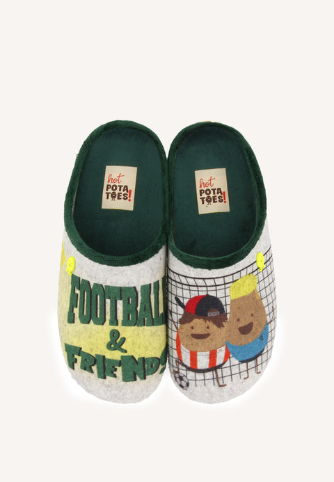 ZAPATILLAS DE CASA DIBUJO Y FRASE DALARNA