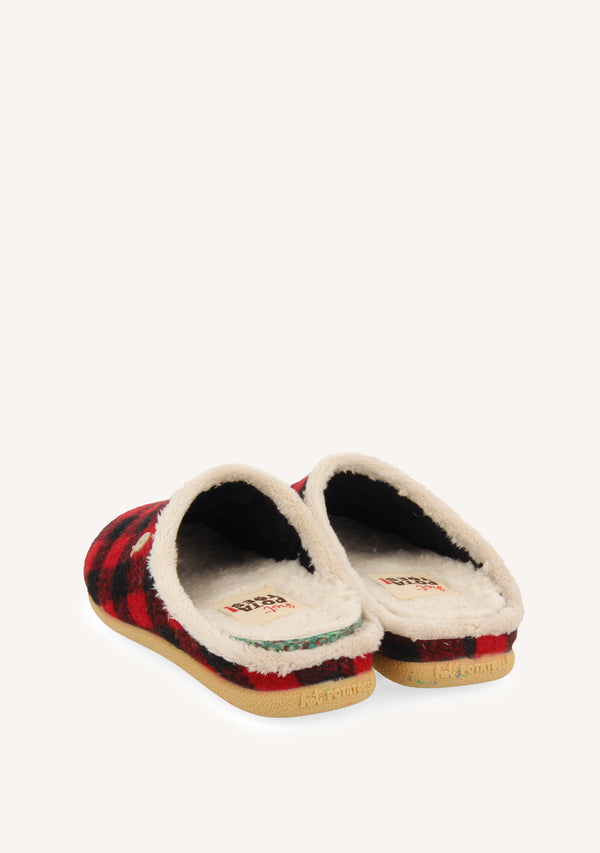 ZAPATILLAS DE CASA CUADROS SKOVDE
