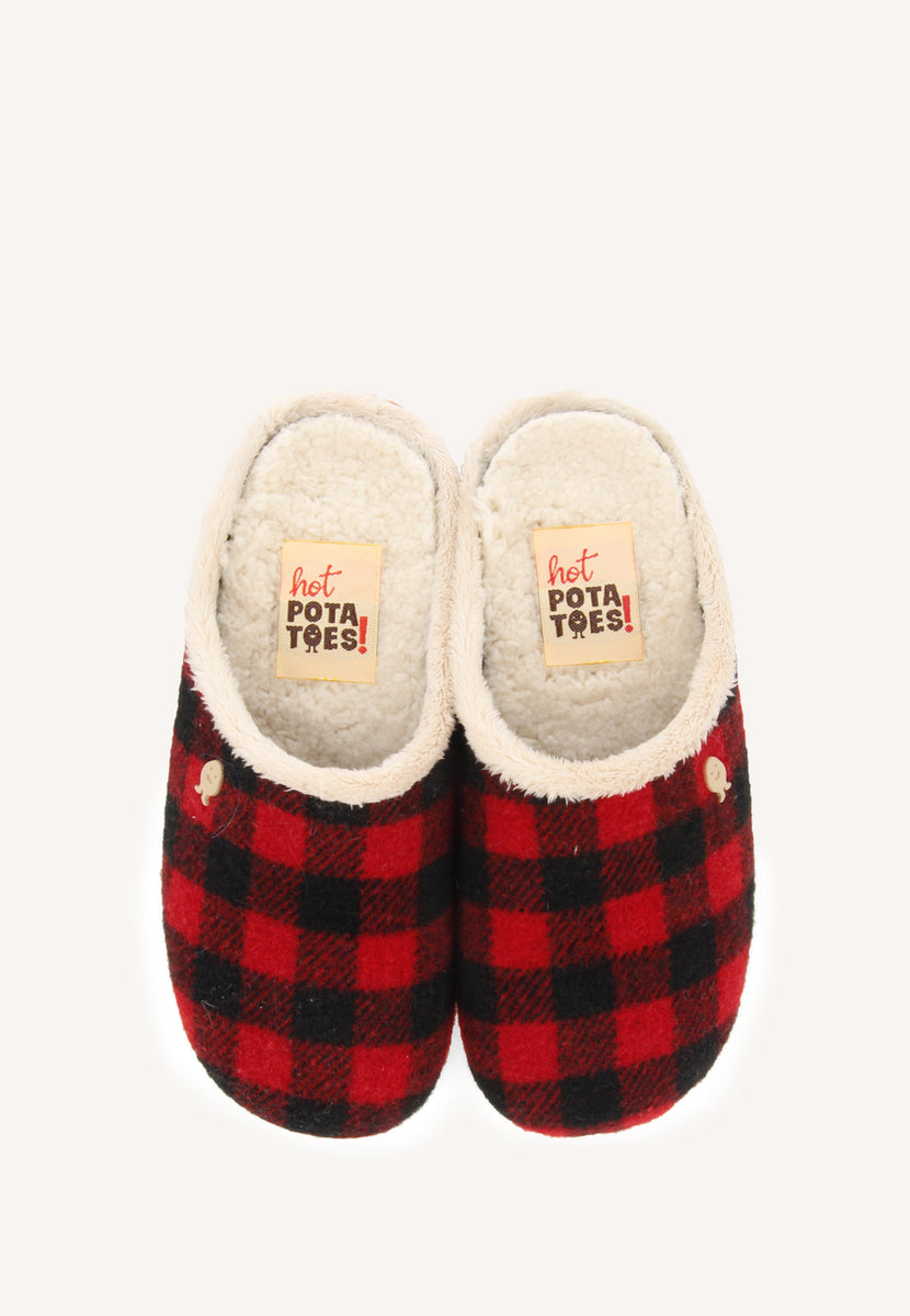 ZAPATILLAS DE CASA CUADROS SKOVDE