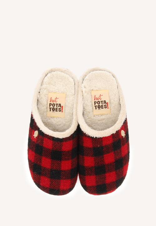 ZAPATILLAS DE CASA CUADROS SKOVDE