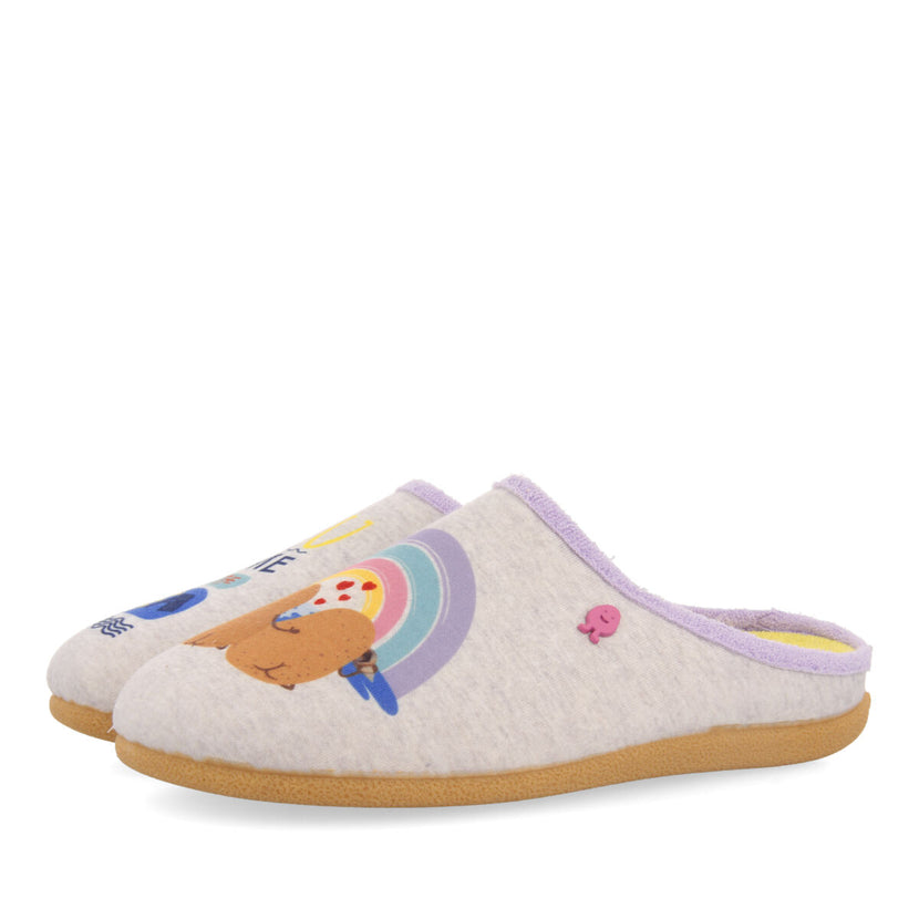 ZAPATILLAS DE ESTAR POR CASA HOT POTATOES GRIS MARRADI