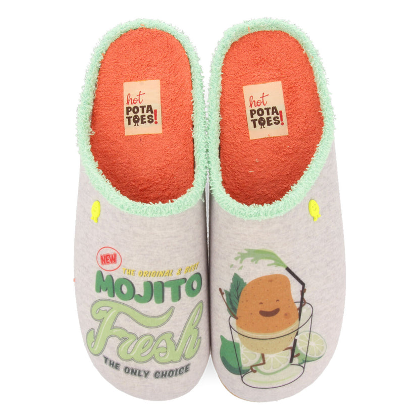 ZAPATILLAS DE ESTAR POR CASA HOT POTATOES GRIS DAIRAGO