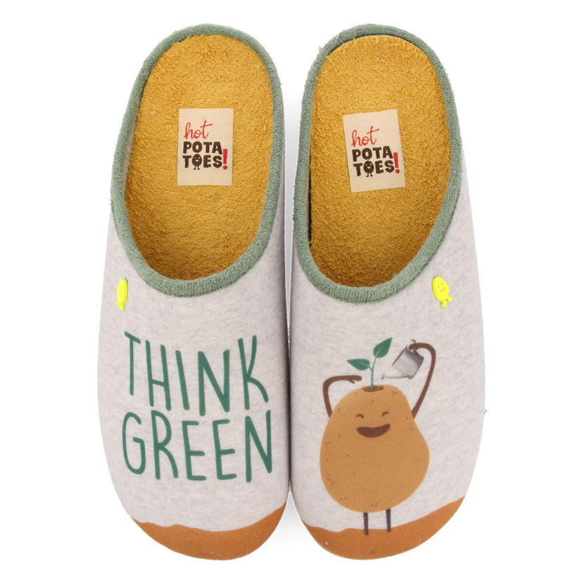 ZAPATILLAS DE ESTAR POR CASA HOT POTATOES GRIS CUDAHY