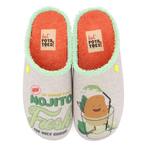 ZAPATILLAS DE ESTAR POR CASA HOT POTATOES GRIS NULUI