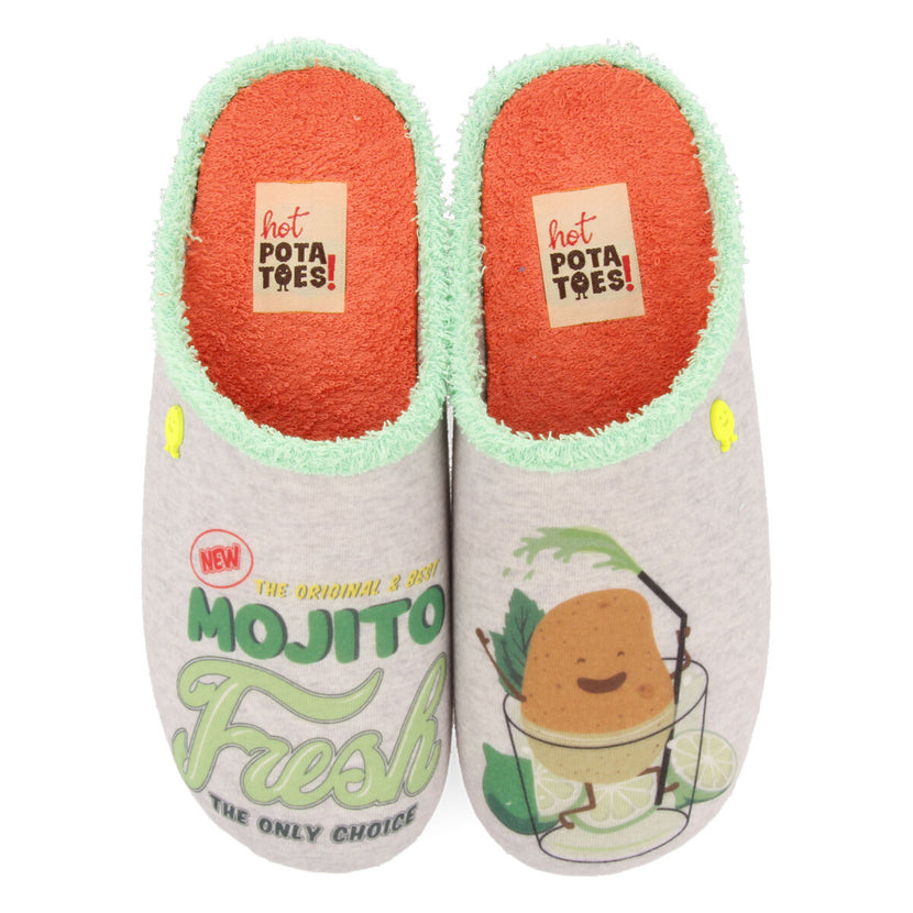 ZAPATILLAS DE ESTAR POR CASA HOT POTATOES GRIS NULUI