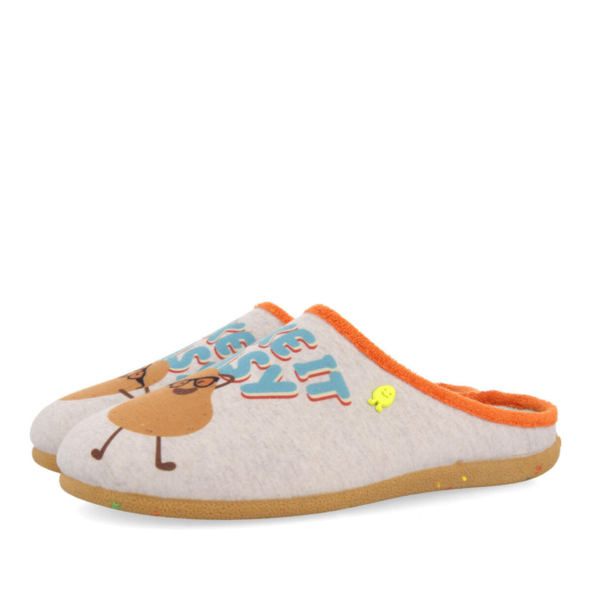 ZAPATILLAS DE ESTAR POR CASA HOT POTATOES GRIS OLVIA