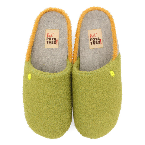 ZAPATILLAS DE ESTAR POR CASA HOT POTATOES VERDES BALDERSON