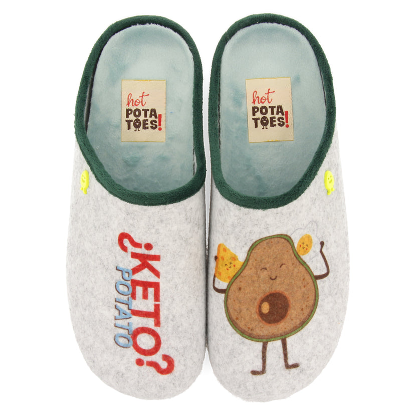 ZAPATILLAS DE ESTAR POR CASA DE LA COLECCIÓN HOT POTATOES DONARD