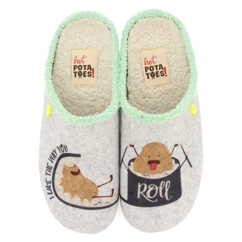 ZAPATILLAS DE ESTAR POR CASA DE LA COLECCIÓN HOT POTATOES NURNEY