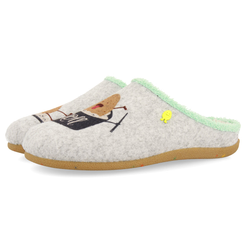 ZAPATILLAS DE ESTAR POR CASA DE LA COLECCIÓN HOT POTATOES NURNEY