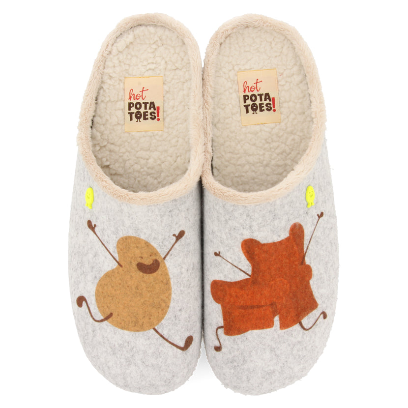 ZAPATILLAS DE ESTAR POR CASA DE LA COLECCIÓN HOT POTATOES DARTRY