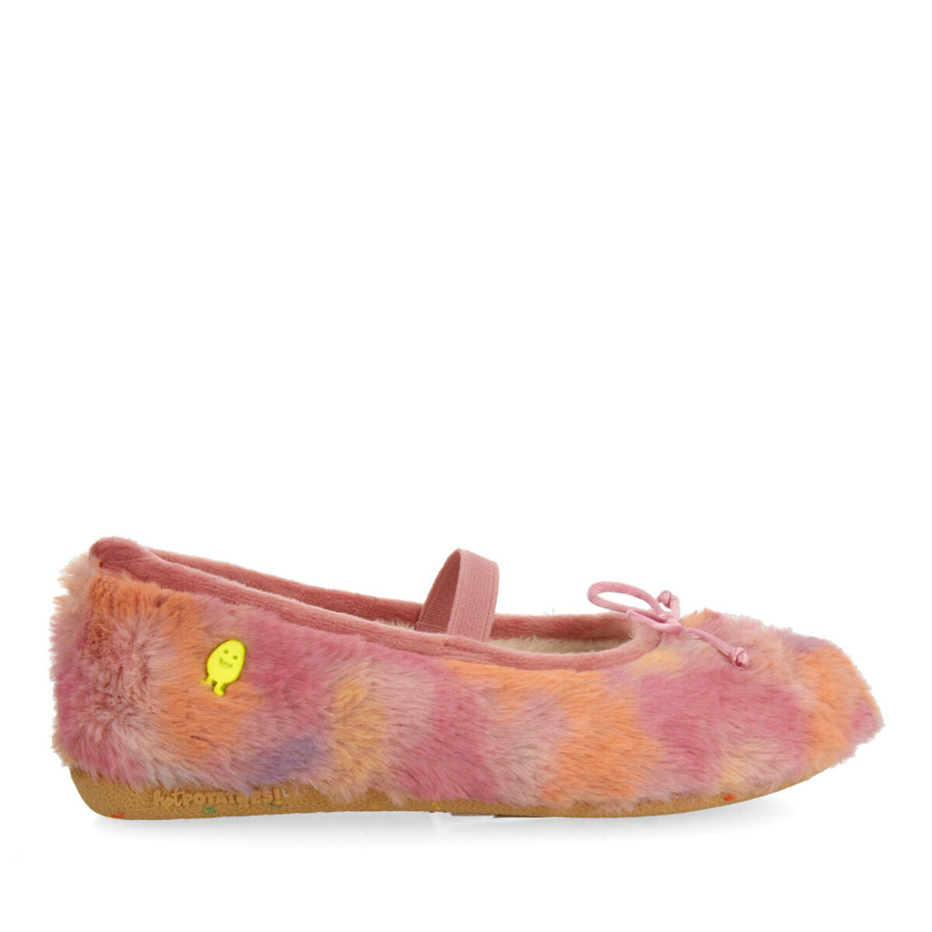 Pantofole per bambini stile ballerina multicolore della collezione Hot Potatoes Risca