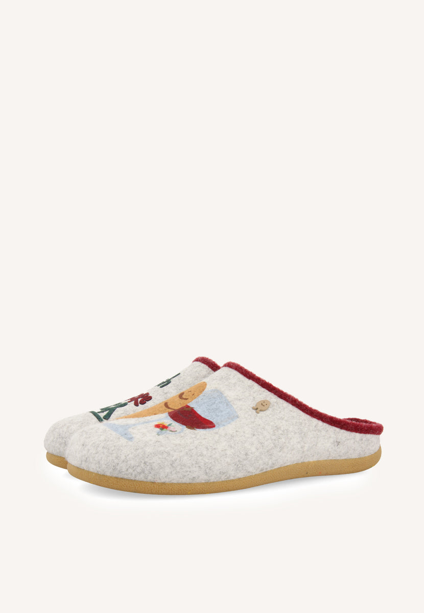 ZAPATILLAS DE CASA DIBUJO Y FRASE KILTEEL