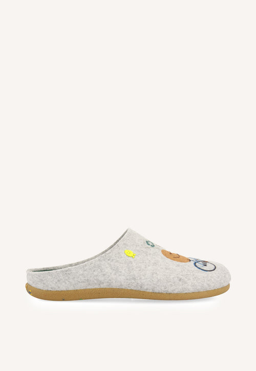 ZAPATILLAS DE CASA DIBUJO Y FRASE CAMOLIN