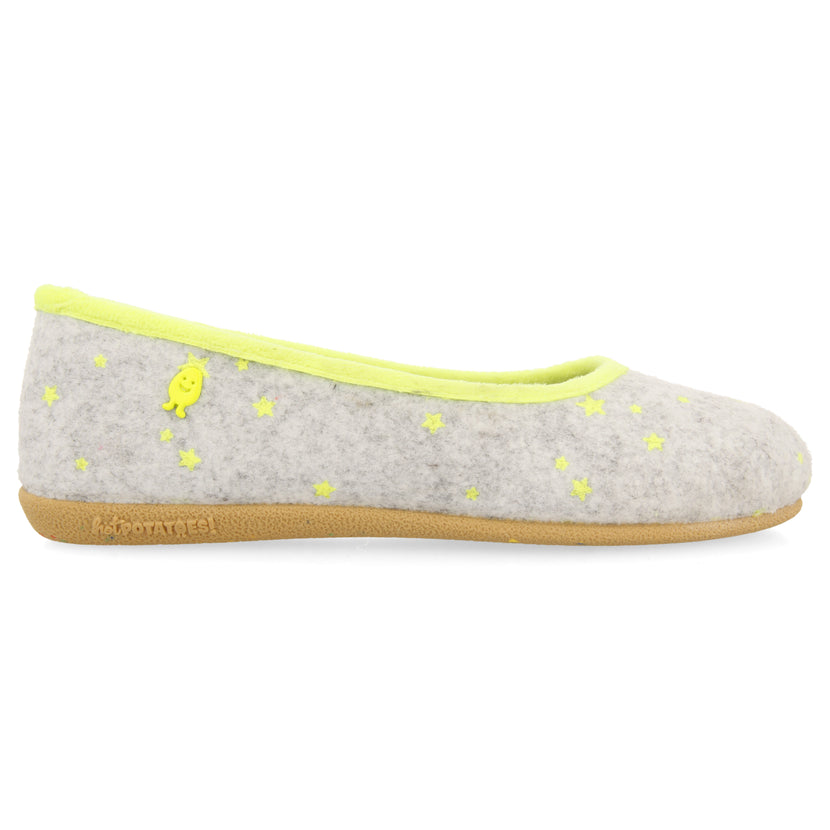 ZAPATILLAS DE ESTAR POR CASA TIPO BAILARINA DE LA COLECCIÓN HOT POTATOES MACE