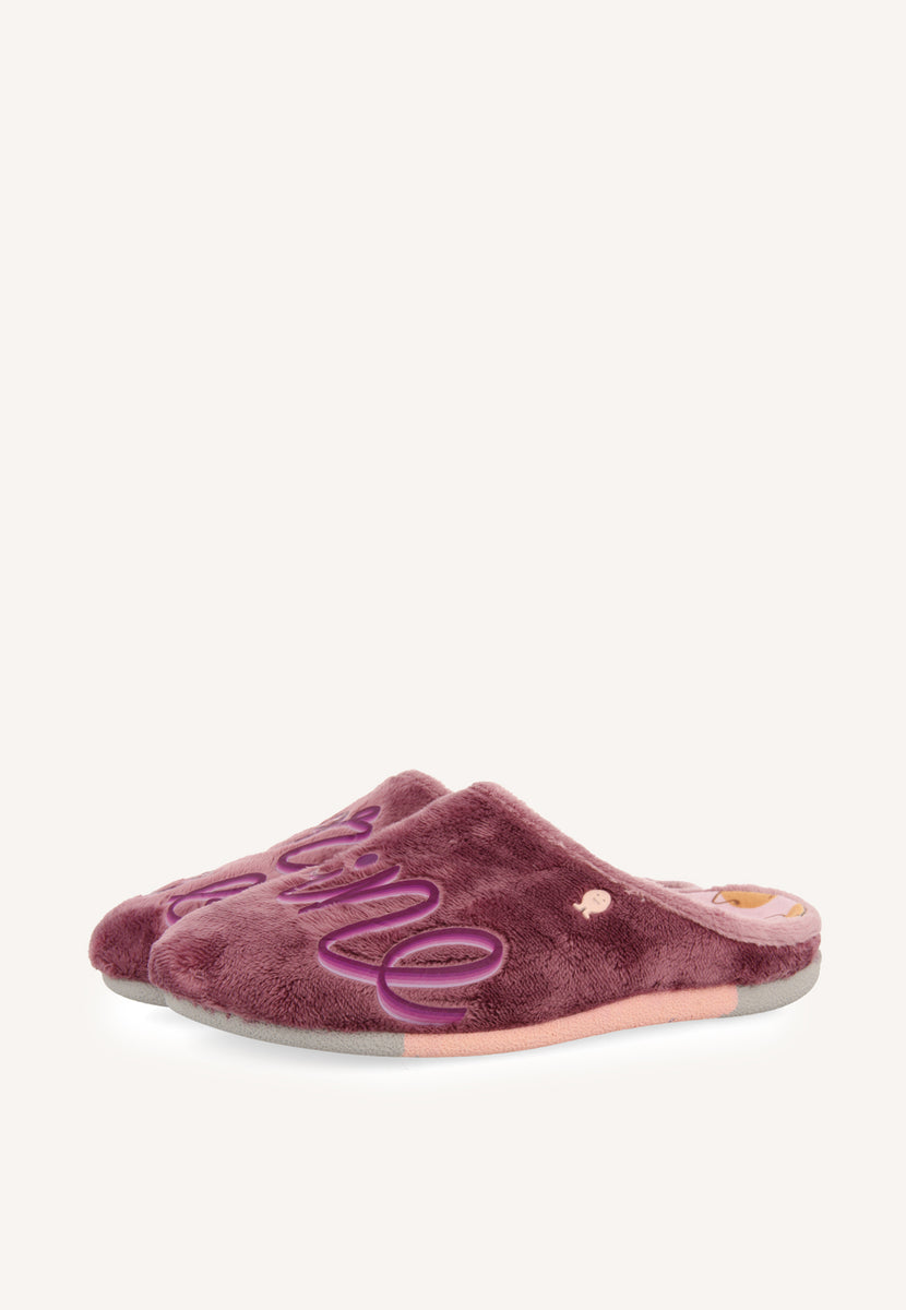 ZAPATILLAS DE CASA PELO FRASE HOSMER
