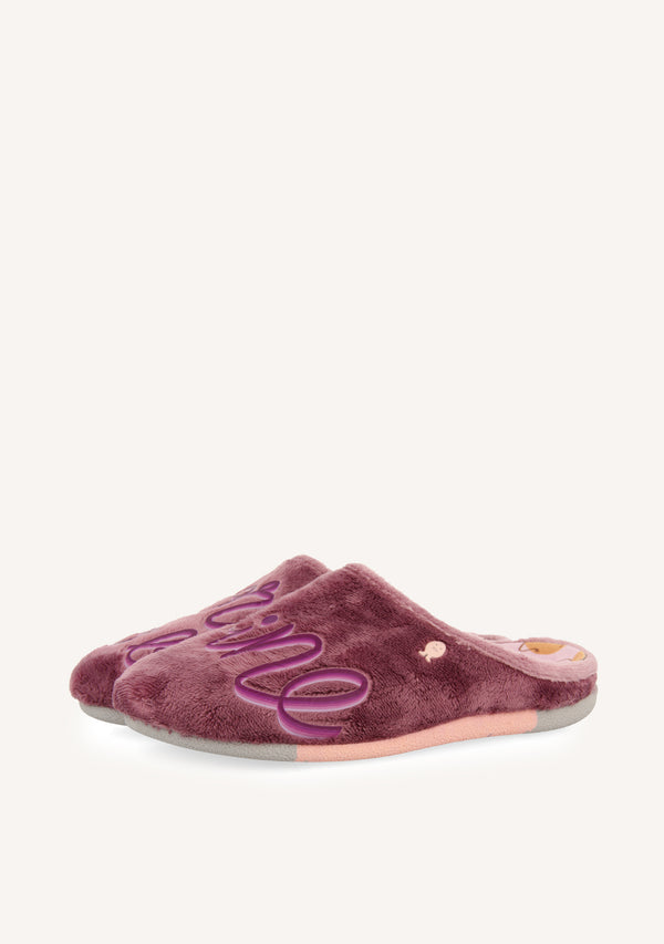ZAPATILLAS DE CASA PELO FRASE HOSMER