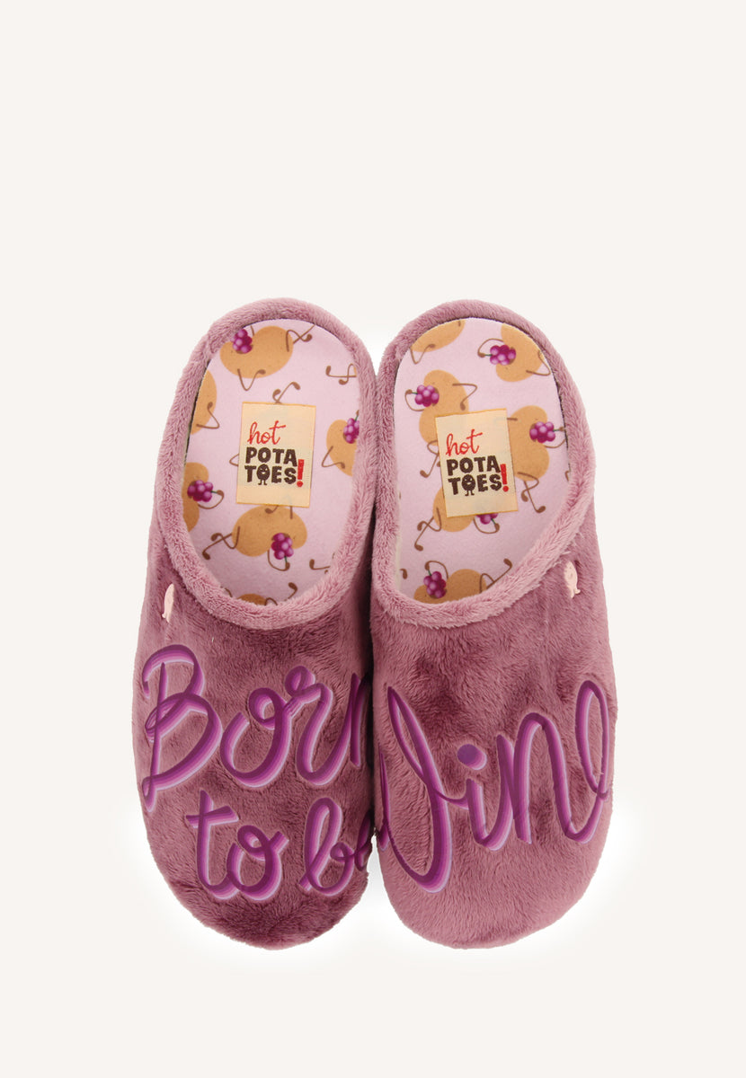 ZAPATILLAS DE CASA PELO FRASE HOSMER