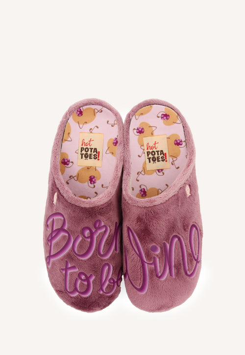 ZAPATILLAS DE CASA PELO FRASE HOSMER