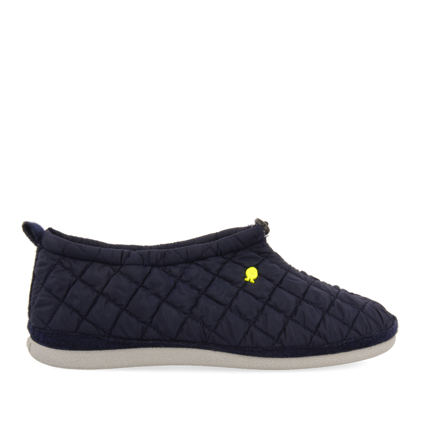 ZAPATILLAS DE ESTAR POR CASA TIPO ZUECO ACOLCHADAS COLOR MARINO LUNDENES