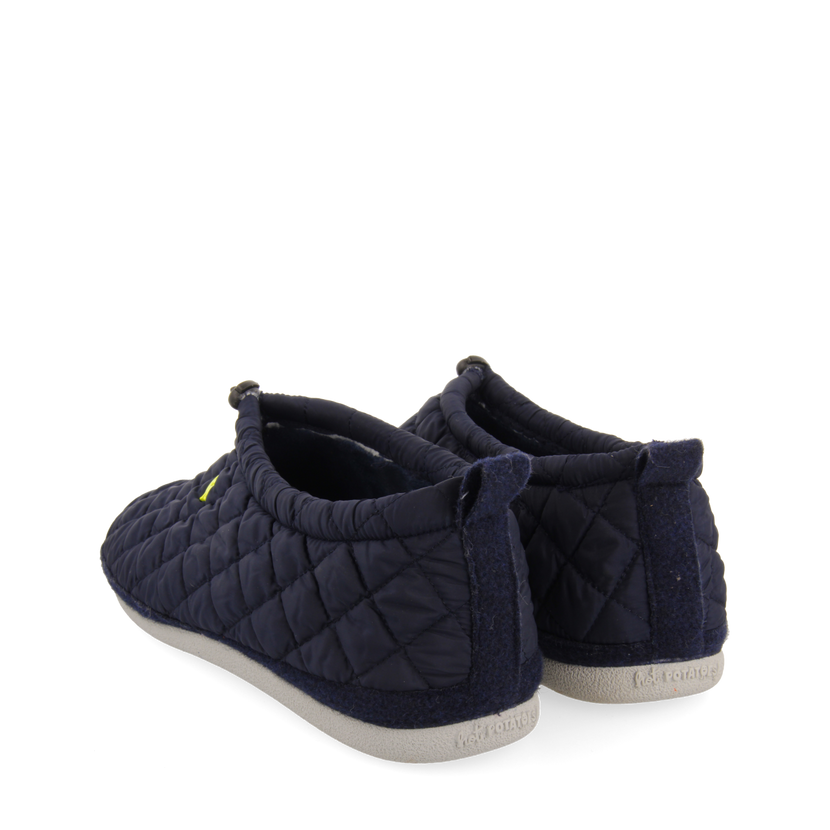 ZAPATILLAS DE ESTAR POR CASA TIPO ZUECO ACOLCHADAS COLOR MARINO LUNDENES