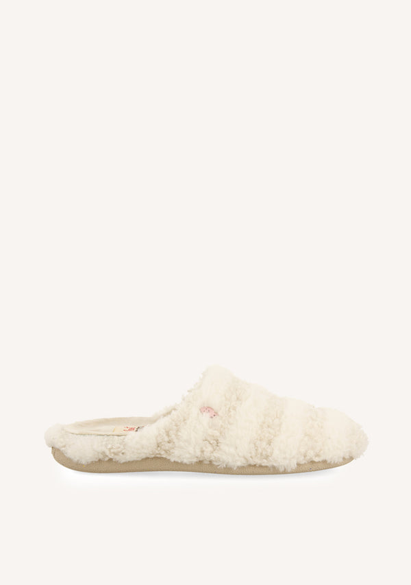 ZAPATILLAS DE CASA RAYAS PELO SKARUP