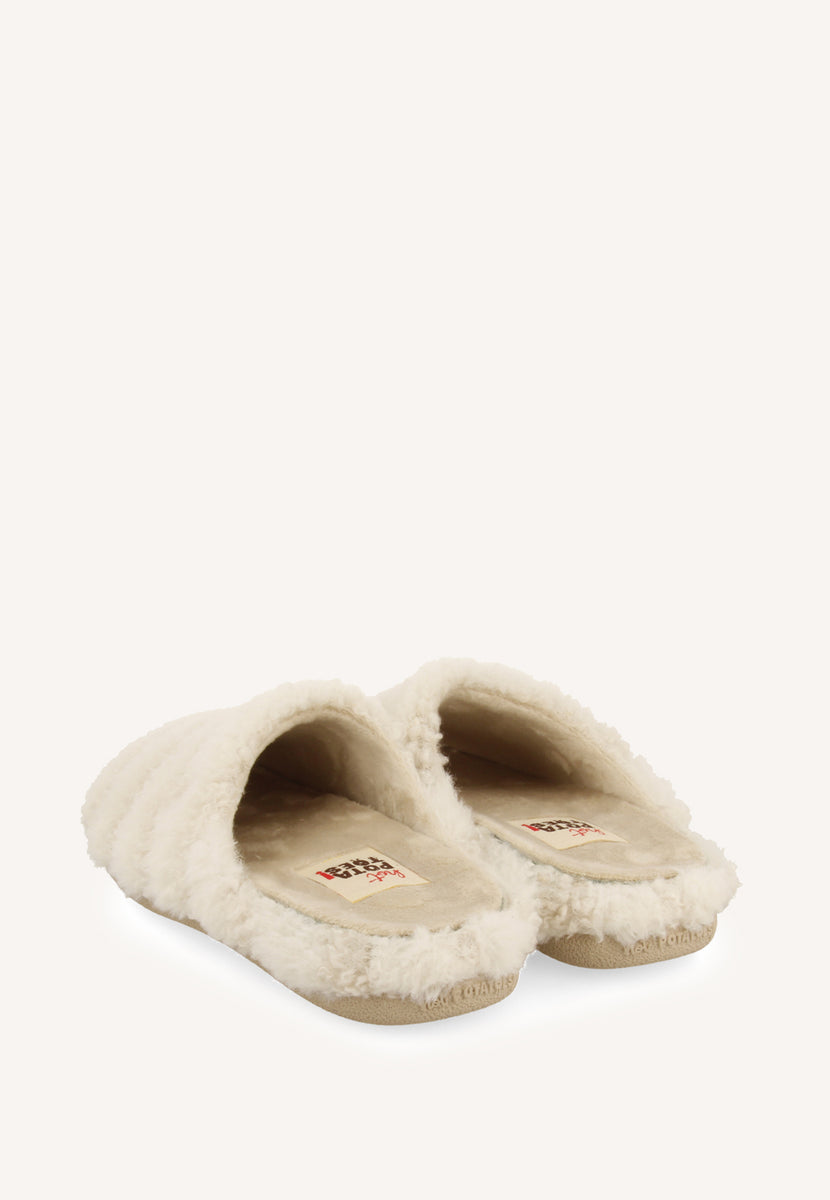ZAPATILLAS DE CASA RAYAS PELO SKARUP