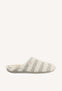 ZAPATILLAS DE CASA RAYAS PELO SKARUP